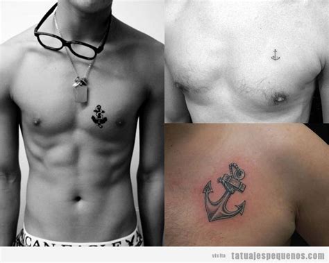 tatuajes en el pecho pequeos para hombres|80 Tatuajes pequeños para HOMBRE: Ideas simples。